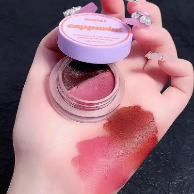 Cappuvini 2 color mud velvet lipstick